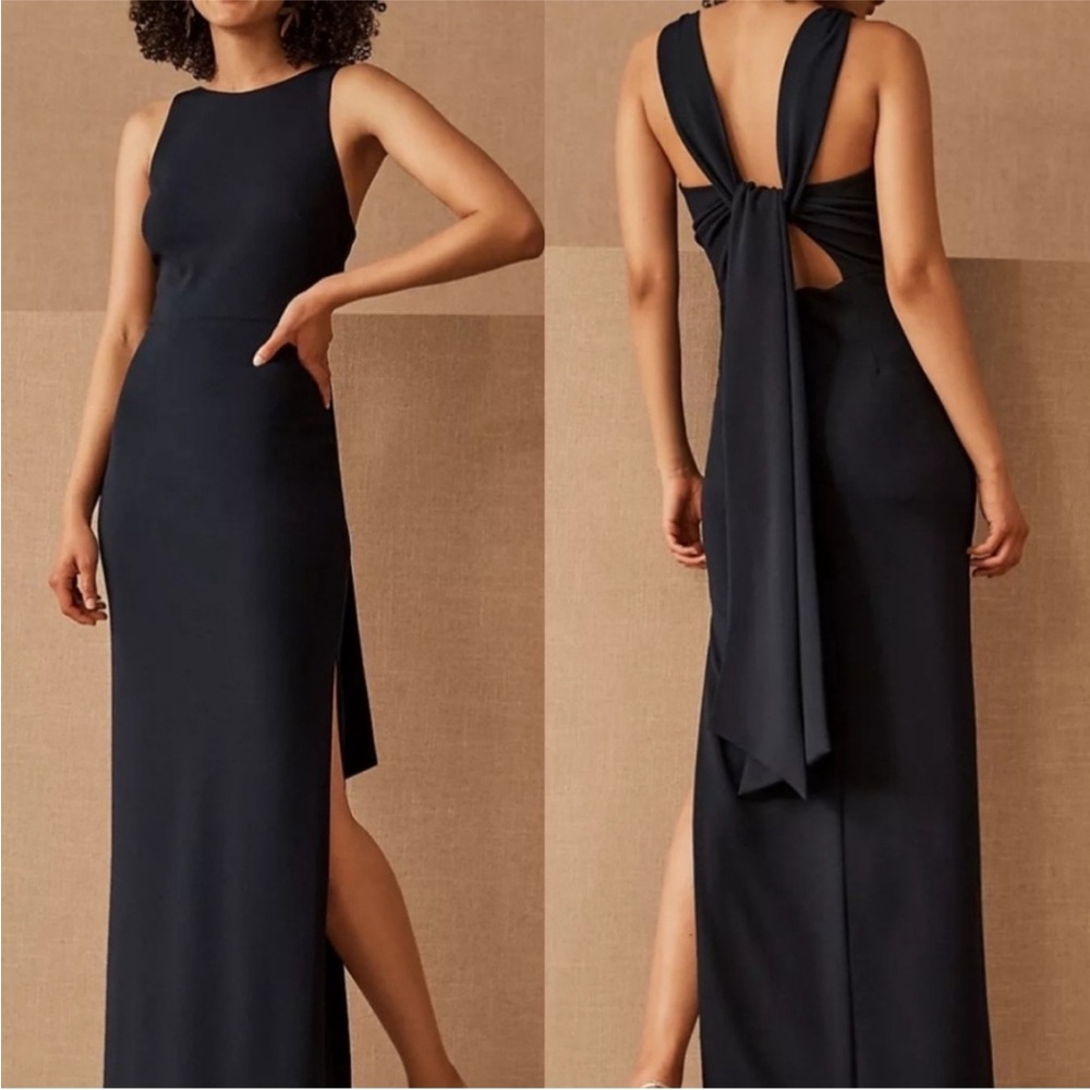 BHLDN London Crepe Tie Back Dress - Picture 14 of 14